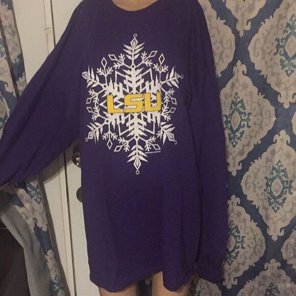 LSU Christmas shirt - Picture 1 of 3